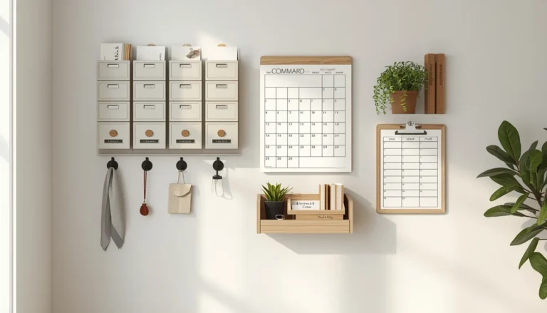 Creating a Command Center for Mail, Keys, and School Papers